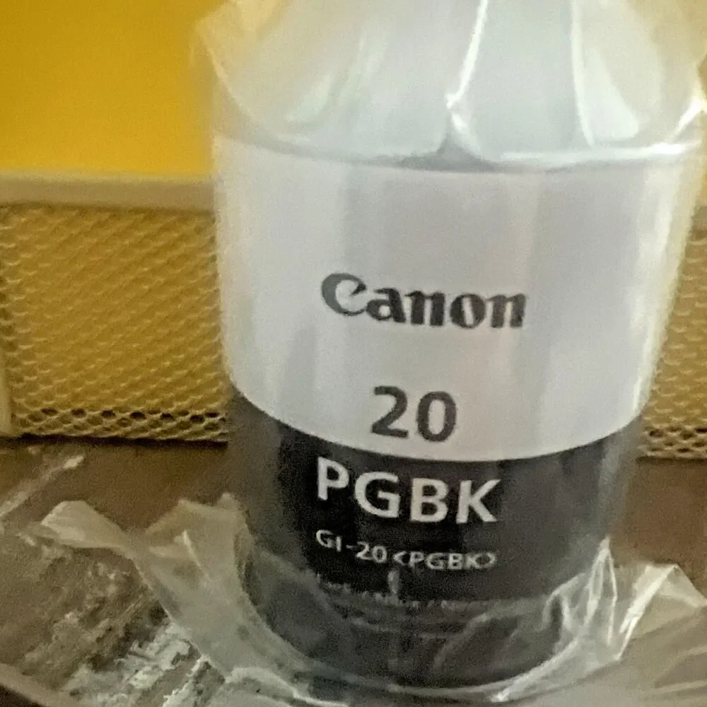 Canon PGBK Black Ink Bottles (2-Pack) - Pixma G6020, G5020 MegaTank